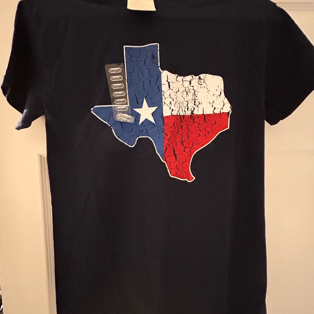 Gildan Black Texas Flag Short Sleeve Tee